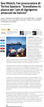 Prosegue l'attività di difesa delle ONG coinvolte nel salvataggio dei migranti nel Mar Mediterraneo.